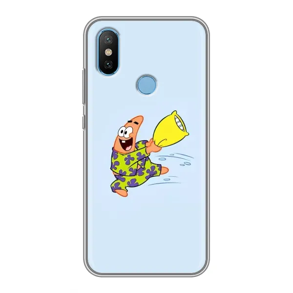 Чехол с рисунком «Патрик с подушкой» для Xiaomi Mi6X