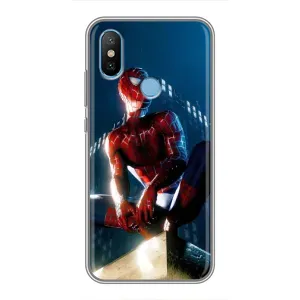 Чехол Супергерой Человека Паука на Xiaomi Mi6X (Паук на доме)
