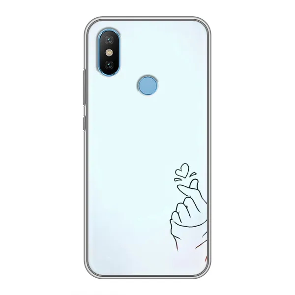 Чехол с рисунком «Сердце на голубом» для Xiaomi Mi6X Чехол с рисунком «Сердце на голубом» для Xiaomi Mi6X