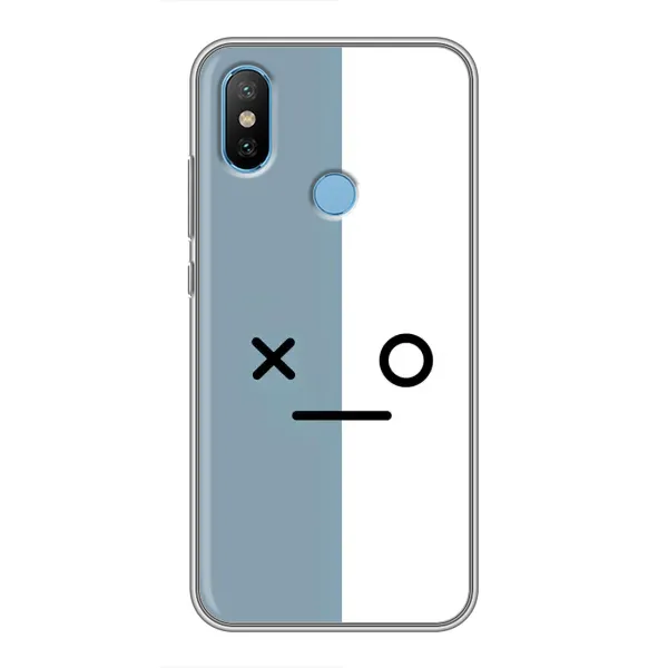 Чехол с рисунком «Серо-белый» для Xiaomi Mi6X Чехол с рисунком «Серо-белый» для Xiaomi Mi6X