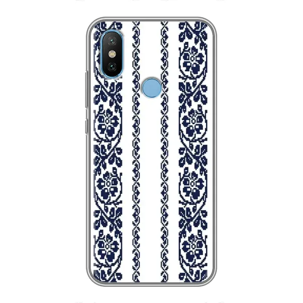 Чехол с рисунком «Синяя вышиванка» для Xiaomi Mi6X Чехол с рисунком «Синяя вышиванка» для Xiaomi Mi6X