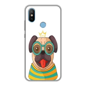 Бампер для Xiaomi Mi6X з картинкою "Песики" (Собака Король)
