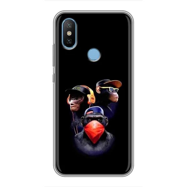 Чехол с рисунком «Три обезьяны» для Xiaomi Mi6X Чехол с рисунком «Три обезьяны» для Xiaomi Mi6X