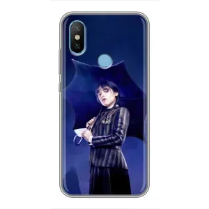Чехлы с принтом Уэнсдей на Xiaomi Mi6X (Уэнсдей с зонтом)