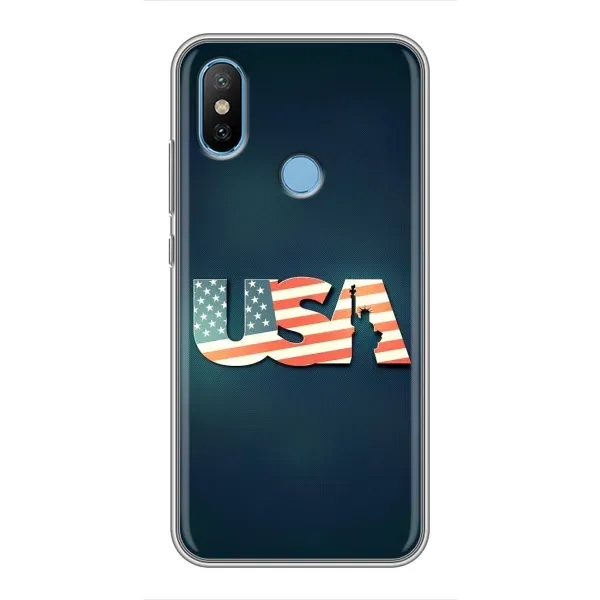Чехол с рисунком «USA» для Xiaomi Mi6X