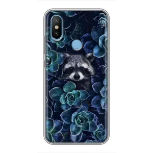 Силиконовый Чехол с Енотами на Xiaomi Mi6X (В цветах)