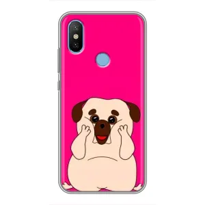 Чохол (ТПУ) Милі песики для Xiaomi Mi6X (Веселий Мопсік)