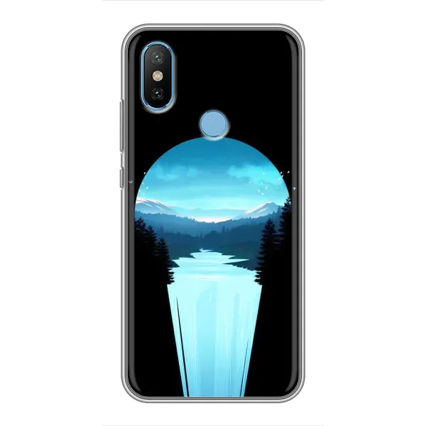 Чехол с рисунком «Синий Водопад» для Xiaomi Mi6X Чехол с рисунком «Синий Водопад» для Xiaomi Mi6X