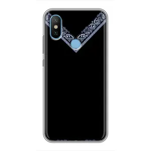 Силиконовый Чехол на Xiaomi Mi6X (Воротник вышиванки)