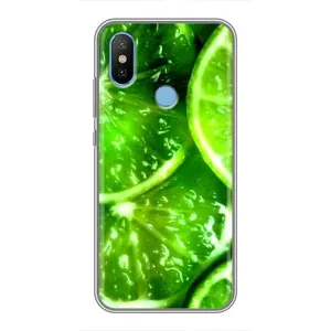 Чехол с изображением вкусной еды для Xiaomi Mi6X (Яркий ЛАЙМ)