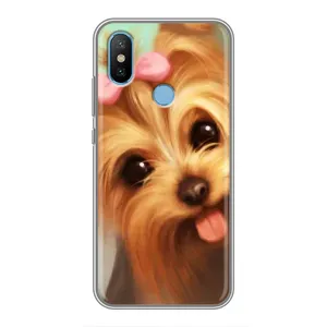 Чехол (ТПУ) Милые собачки для Xiaomi Mi6X (Йоршенский терьер)