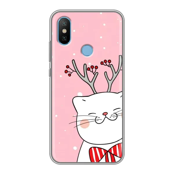 Чехол с рисунком «Зимний кот» для Xiaomi Mi6X Чехол с рисунком «Зимний кот» для Xiaomi Mi6X