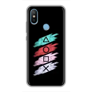 Чехол КИБЕРСПОРТ для Xiaomi Mi6X (Значки Sony)