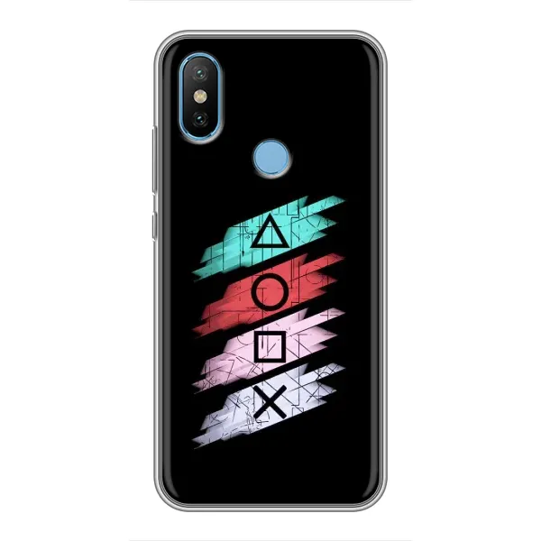 Чехол с рисунком «Значки Sony» для Xiaomi Mi6X Чехол с рисунком «Значки Sony» для Xiaomi Mi6X