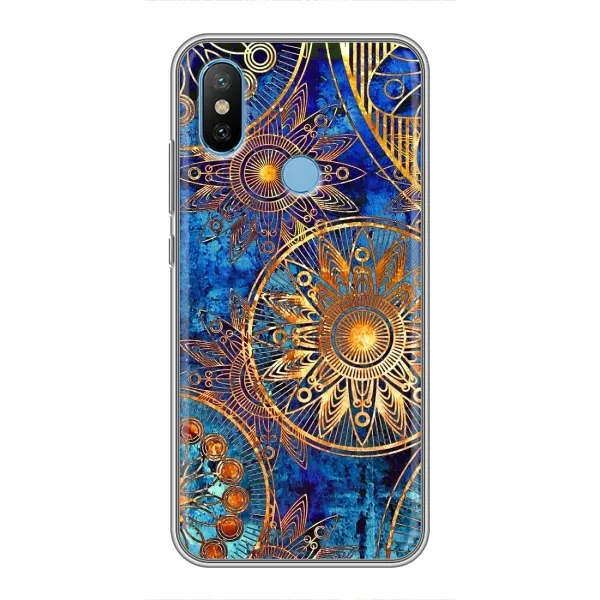 Чехол с рисунком «Золотые узоры» для Xiaomi Mi6X