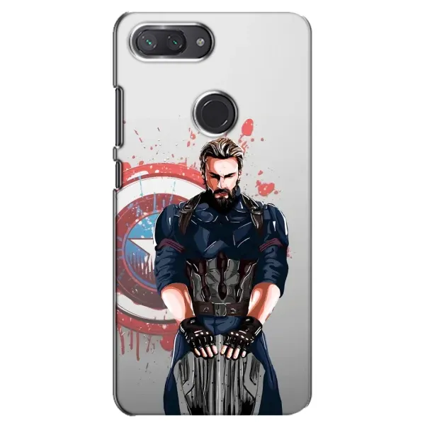 Чехол с рисунком «Арт капитан» для Xiaomi Mi 8 Lite