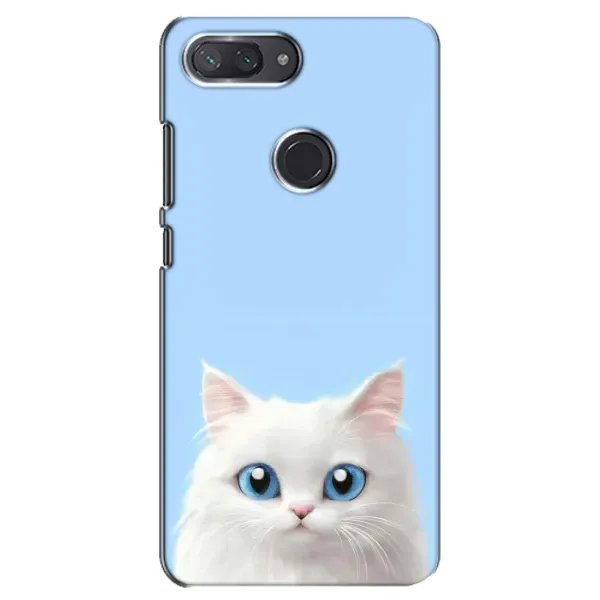 Чехол с рисунком «Белый кот» для Xiaomi Mi 8 Lite Чехол с рисунком «Белый кот» для Xiaomi Mi 8 Lite