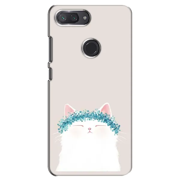 Чехол с рисунком «Белый котик» для Xiaomi Mi 8 Lite Чехол с рисунком «Белый котик» для Xiaomi Mi 8 Lite