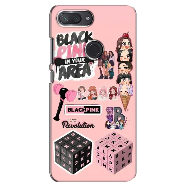 Чехол с рисунком «BLACK PINK коллаж» для Xiaomi Mi 8 Lite