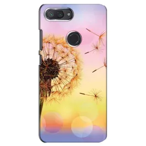 Силиконовый Чехол с одуванчиками на Xiaomi Mi 8 Lite (Цветок-одуванчик)