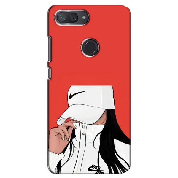 Чехол с рисунком «Девушка Nike» для Xiaomi Mi 8 Lite
