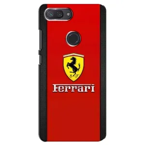 Силіконовий бампер з картинкою машини на Xiaomi Mi 8 Lite (Ferrari Logo)