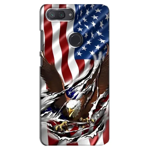 Чехол с рисунком «Флаг USA» для Xiaomi Mi 8 Lite