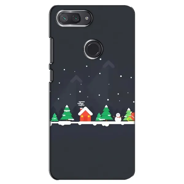 Чехол с рисунком «Город зимний» для Xiaomi Mi 8 Lite Чехол с рисунком «Город зимний» для Xiaomi Mi 8 Lite