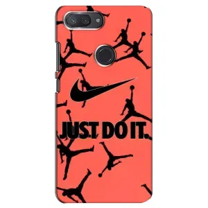 Силіконовый Чохол Nike Air Jordan на Сяомі Мі 8 Лайт (Just Do It)