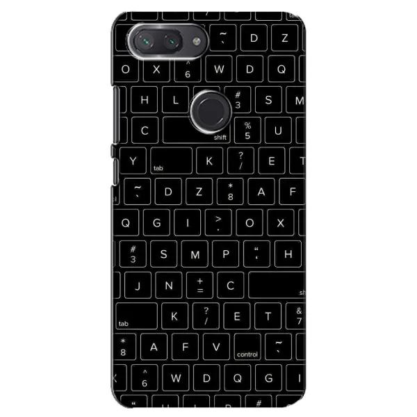 Чехол с рисунком «Клавиатура» для Xiaomi Mi 8 Lite Чехол с рисунком «Клавиатура» для Xiaomi Mi 8 Lite