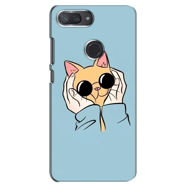 Чехол с рисунком «КОТИК в очках» для Xiaomi Mi 8 Lite Чехол с рисунком «КОТИК в очках» для Xiaomi Mi 8 Lite