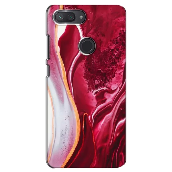 Чехол с рисунком «Красный мрамор» для Xiaomi Mi 8 Lite Чехол с рисунком «Красный мрамор» для Xiaomi Mi 8 Lite