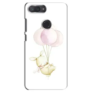 Силіконовий бампер з картинкою звірів для Xiaomi Mi 8 Lite (Кролик та кульки)