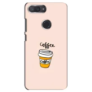 Чехол с изображением вкусной еды для Xiaomi Mi 8 Lite (Кружка кофе)