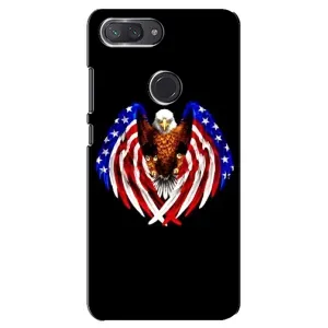 Чохол Прапор USA для Xiaomi Mi 8 Lite (Крила США)