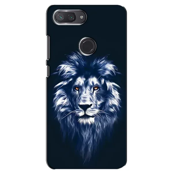 Чехол с рисунком «Лев - синий» для Xiaomi Mi 8 Lite Чехол с рисунком «Лев - синий» для Xiaomi Mi 8 Lite