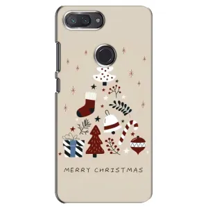 Чехол Санта Клаус для Xiaomi Mi 8 Lite (Merry Christmas)