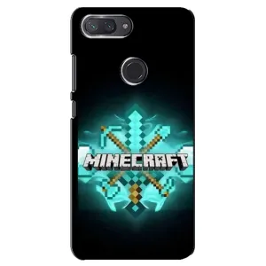 Чехол майнкрафт для Xiaomi Mi 8 Lite (MineCraft 2)