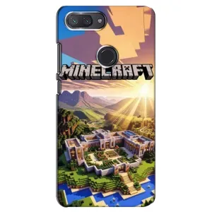 Чехол майнкрафт для Xiaomi Mi 8 Lite (MINECRAFT)