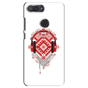 Силиконовый Чехол на Xiaomi Mi 8 Lite с картинкой Вышиванки (Модная вышиванка)