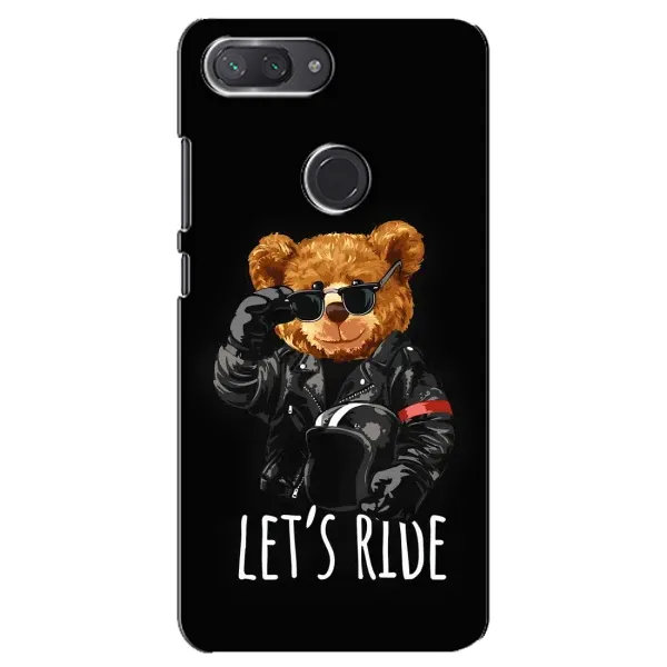 Чехол с рисунком «Модный Мишка» для Xiaomi Mi 8 Lite
