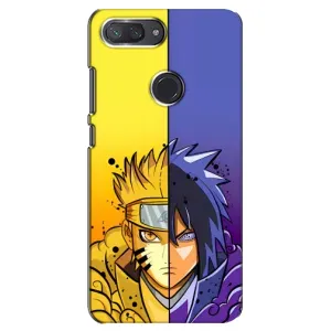 Купить Чехлы на телефон с принтом Anime для Xiaomi Mi 8 Lite (Naruto Vs Sasuke)