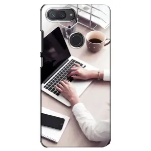 Силиконовый бампер (Работники) на Xiaomi Mi 8 Lite (Офисный работник)
