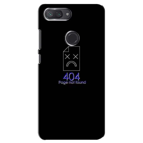 Чехол с рисунком «Ошибка 404» для Xiaomi Mi 8 Lite Чехол с рисунком «Ошибка 404» для Xiaomi Mi 8 Lite