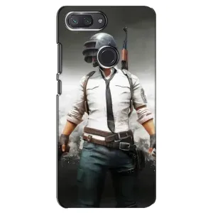 Силиконовый чехол с картинкой "Герой Pubg" на Xiaomi Mi 8 Lite (Пабг)