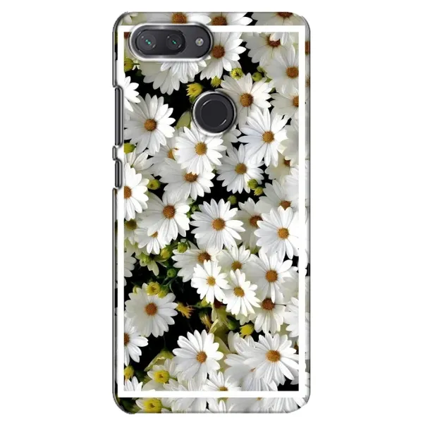 Чехол с рисунком «Рамка в ромашках» для Xiaomi Mi 8 Lite Чехол с рисунком «Рамка в ромашках» для Xiaomi Mi 8 Lite