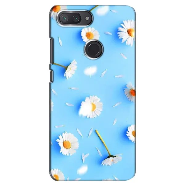Чехол с рисунком «ромашки на голубом» для Xiaomi Mi 8 Lite