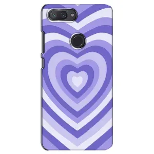 Чохли з тематикою "Маленькі Сердчеки" на Xiaomi Mi 8 Lite (Серце фіолет)