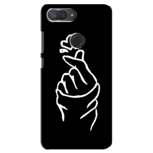 Чохол (Знак сердечка) для Xiaomi Mi 8 Lite (Сердечко на чорному)