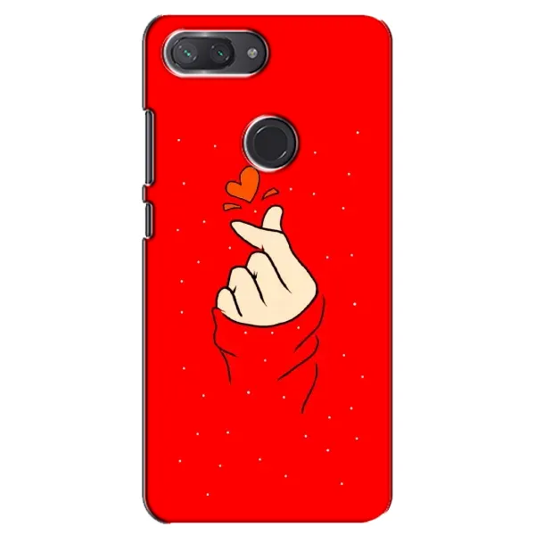 Чехол с рисунком «Сердце на красном» для Xiaomi Mi 8 Lite Чехол с рисунком «Сердце на красном» для Xiaomi Mi 8 Lite